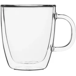 Tee Glas mit Henkel, doppelwandig, Enjoy - 0,36l