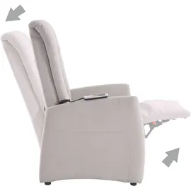 sit&more TV-Sessel Melissa Polyester 71 x 100 x 71 cm Beige elektrisch