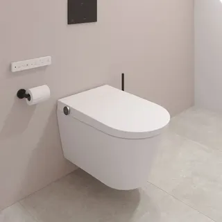 Ideal Standard Basento Wand-Dusch-WC mit WC-Sitz Weiß