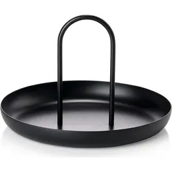 Singles Serviertablett schwarz