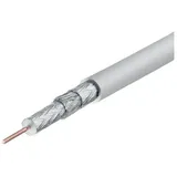 TRIAX KOKA 110 A+ - weiß – Kabel Koaxial (100 m, weiß, 75 Ohm, PVC 100 m-Plastikspule weiss