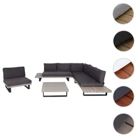 Mendler HWC-H54 Lounge-Set grau/dunkelgrau