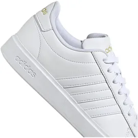 adidas Grand Court Cloudfoam Lifestyle Court Comfort Cloud White / Cloud White / Gold Met. 39 1/3