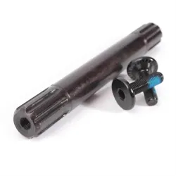 KHE BMX Achse Fahrradachse 150 mm Länge 19 mm 8T Gewinde Fahrrad Achse mit Schraube