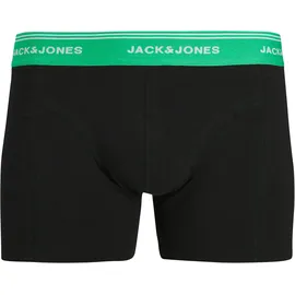 JACK & JONES JACDAWSON SOLID TRUNKS schwarz/holly grün/azure blau M 3er Pack
