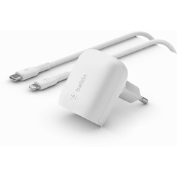 Belkin BoostCharge USB-C Ladegerät mit USB-C Kabel mit Lightning Connector