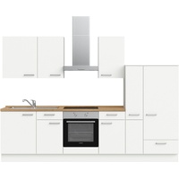nobilia® elements Küchenzeile ""elements basic"«, vormontiert, Ausrichtung wählbar, Breite 300 cm, ohne E-Geräte