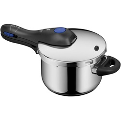 WMF Schnellkochtopf 2,5l Dampfkochtopf Perfect Plus Induktion Edelstahl 18/10, Pfanne + Kochtopf, Silber