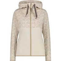 CMP Damen Kapuzenjacke FIX HOOD vaniglia mel. (A246) 46