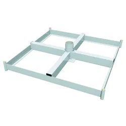 Bahama Pure Stahlkassetten-Rahmen für 8 Platten