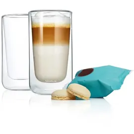BLOMUS NERO Thermo-Latte Macchiato Glas 0,32 l 2 St.