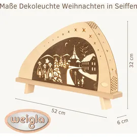 Weigla LED Dekoleuchte Weihnachten in Seiffen beige