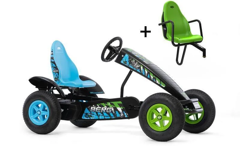 BERG Gokart XL - X-Ite blau BFR + Soziussitz