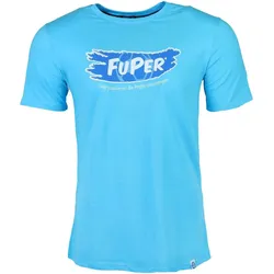 Streetwear Shirt Tarik Freizeit. Fußball Herren Atmungsaktiv FUPER BLAU|BLAU L