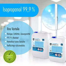 Höfer Chemie 6x 1 L Isopropanol 99,9% in Flaschen