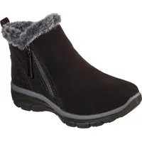 Skechers Easy Going - High Zip - Schwarz Leder/Synthetik Größe: 41 Normal - Schwarz - 41