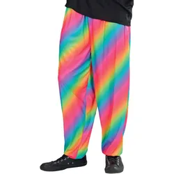 Lässige Regenbogen 80er Jahre Hose Für Herren - XL