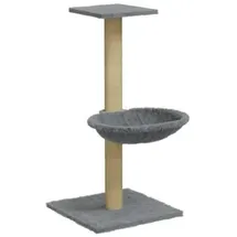vidaXL Kratzbaum mit Sisal-Kratzsäule 74 cm grau