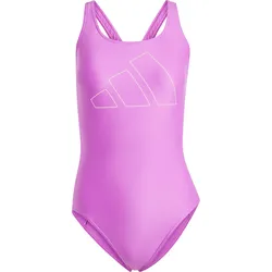 adidas BIG BARS Schwimmanzug Damen in purbur, Größe 42 - lila