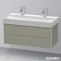 Duravit XSquare Waschtischunterschrank, 2 Auszüge, XS416309292,