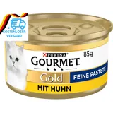 Gourmet PURINA GOURMET Gold Feine Pastete Katzenfutter Nass, Mit Huhn, 12Er Pack