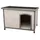Trixie Hundehütte Classic mit Flachdach, grau