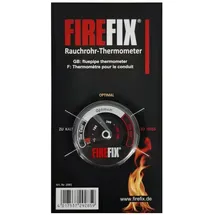 FireFix Rauchrohr-Thermometer 22 x 11,5 cm schwarz