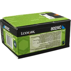 Lexmark Toner 80C2XC0 802XC  cyan