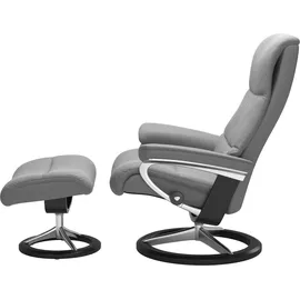 Stressless Stressless® Relaxsessel »View« mit Signature Base, Größe S,Gestell Schwarz grau