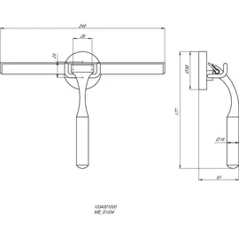 EMCO System2 Duschwischer