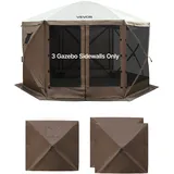Vevor Seitenwände für Pavillon 1 Stück 1,73 x 1,48 m Braun