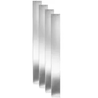 Rasenkantenprofile Stahl 4er Set – 4 Stück a 119,5 x 13 cm (4,78 m) – Beeteinfassung Metall für klare Mähkanten – Rasenkanten Metall für Gartenästhetik – Langlebig und Wetterbeständig