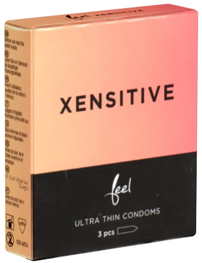 «Xensitive» samtweiche Kondome für ein hautnahes Gefühl (3 Kondome)