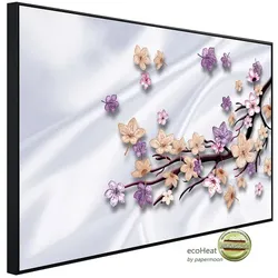 papermoon Infrarotheizung »EcoHeat - Muster mit Blumen«, Matt-Effekt - bunt