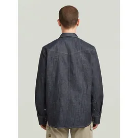 G-Star Dakota Regular Fit Langarmhemd Blau XL