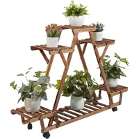 unho Blumenregal 6 Ebenen 60 x 30 cm Holz
