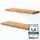 LAMO MANUFAKTUR Wandregal 42 x 2 x 4 cm Rustikal Braun