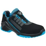 Steitz Secura F39712 VD PRO 1500 Boa S2 Halbschuh, Schwarz/Blau, XB Weite, 44 Größe