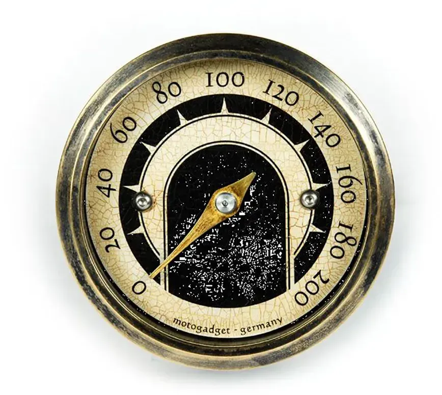Motogadget Mst Tachometer - Black / Blue / Red / White - One Size