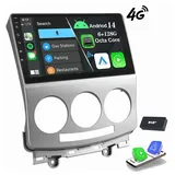 ESSGOO 9"/13,3" QLED Für MAZDA 5 2005-2010 8-Kern GPS NAVI RDS AM FM ASP Autoradio (Digitalradio (DAB), RDS, FM, AM, Carplay Android Auto GPS Navi WIFI BT USB) weiß