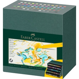 Faber-Castell Tuschestift Pitt Artist Pen B, 60er Atelierbox