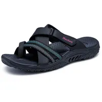Skechers Damen Reggae-Sunday Stroll Flipflop, Schwarz, 40 EU - 40 EU