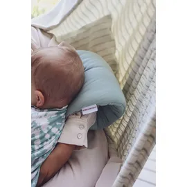 HOBEA-Germany Ministillkissen Musselin graublau