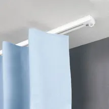 SN DECO GROUP Gardinenschiene »Objektschiene SL« 1 läufig-läufig Fixmaß in versch. Längen und Farben, Aluminium, Innenlauf, Vorhangschiene SN DECO GROUP chrom-matt B/L: cm