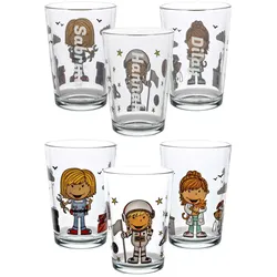 Kinderbecher Berufe Mädchen mit Gravur 3er Set
