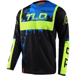 Troy Lee Designs GP Astro 2022 Motocross Jersey, schwarz-gelb, Größe S für Männer