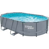 Summer Waves Active Frame Pool oval 488 x 305 x 107 cm inkl. Filterpumpe
