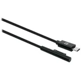 Manhattan USB-Kabel USB-C® Stecker, Surface Connect-Stecker 1.80m Schwarz 353632