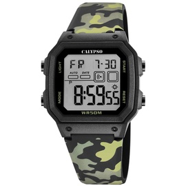 Calypso Jungen Digital Quarz Uhr mit Plastik Armband K5812/4