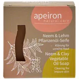 Apeiron Pflanzenöl-Seife Neem & Lehm 100 g